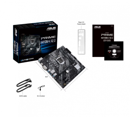 Placa de baza ASUS PRIME H410M-K R2.0, Socket 1200 [1]