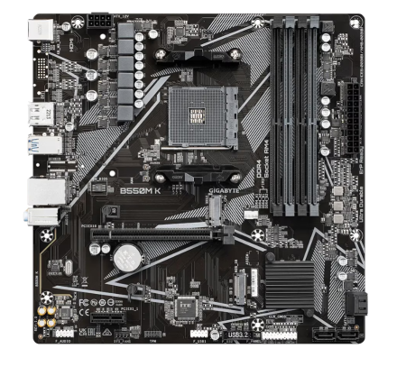 Placa de baza Gigabyte, B550M-K, Socket AM4, mATX [1]