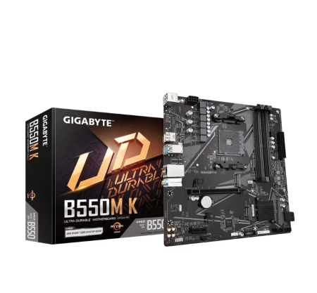 Placi de baza - Placa de baza Gigabyte, B550M-K, Socket AM4, mATX