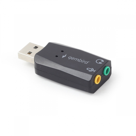 Placi de sunet - Placa de sunet premium, USB, Gembird Virtus Plus, conectori Jack 3.5 mm
