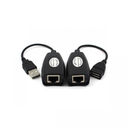 Accesorii - Prelungitor Extensie USB 2.0 prin cablu UTP pana la 50m (USB -RJ45)