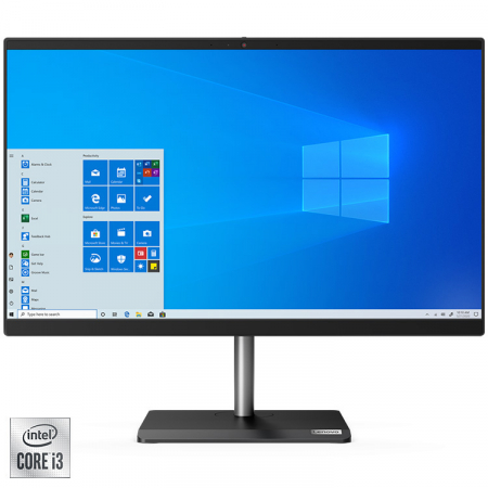 Sistem All-In-One PC Lenovo V30a 24IIL, 23.8 inch FHD IPS, Procesor Intel® Core™ i3-1005G1 1.2GHz Ice Lake, 8GB RAM, 256GB, UHD Graphics, Camera Web, Windows 10 Pro Calculatoare - Sistem All-In-One PC Lenovo V30a 24IIL, 23.8 inch FHD IPS, Procesor Intel® Core™ i3-1005G1 1.2GHz Ice Lake, 8GB RAM, 256GB, UHD Graphics, Camera Web, Windows 10 Pro