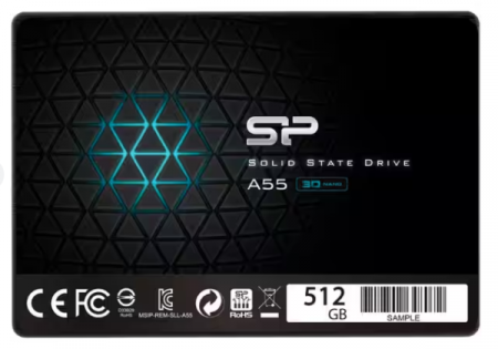 Solid-State Drive (SSD) - Solid-State Drive (SSD) SILICON POWER Ace A55, 512GB, 2.5", SP512A55S25