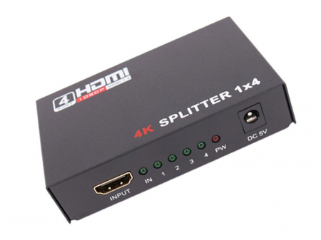 Accesorii monitoare - Splitter HDMI 1.4a 4 porturi 4K 30Hz