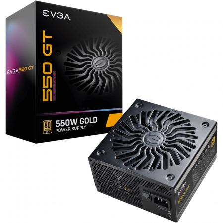 Surse - Sursa EVGA SuperNOVA 550 GT, 80 PLUS® Gold, 550W, Fully Modular