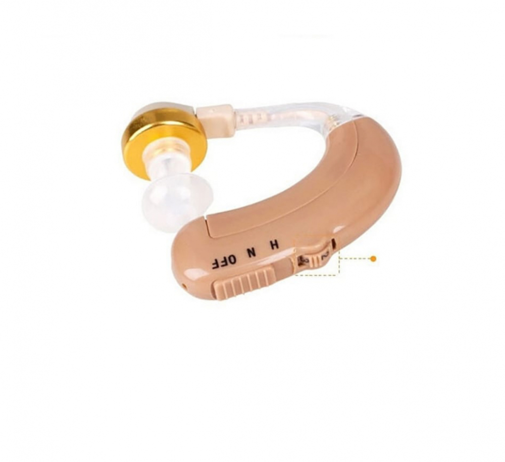 Aparat Auditiv ALG™,Premium , cu Bateriir, Autonomie mare, 130 dB, Amplificator de Sunet, 3 Accesorii, pentru Adulti,Bej [11]