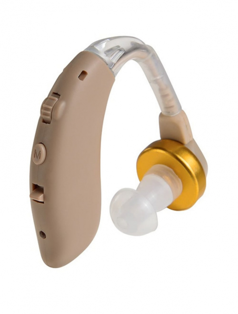 Aparat Auditiv ALG™,Premium , cu Bateriir, Autonomie mare, 130 dB, Amplificator de Sunet, 3 Accesorii, pentru Adulti,Bej [2]