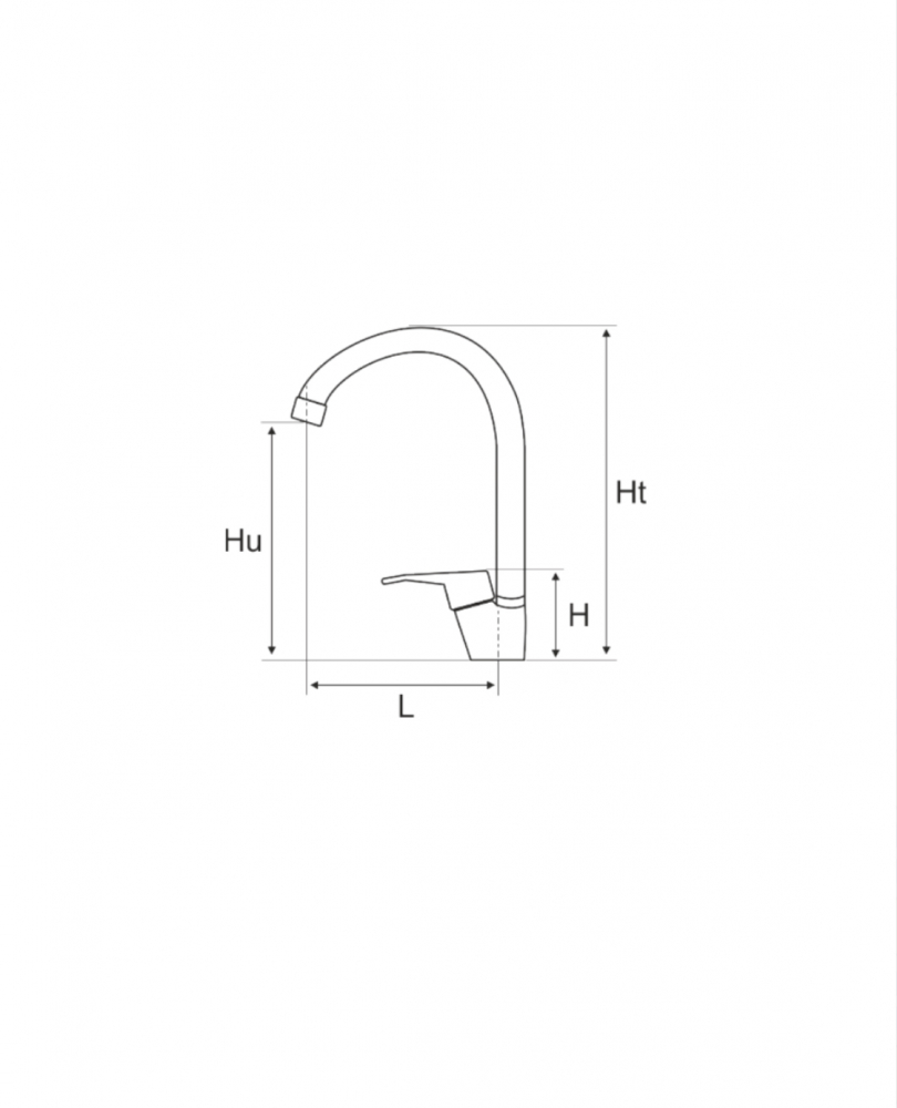 BATERIE AQUA BUCATARIE LEBADA TIP U, 135X70X195MM [2]