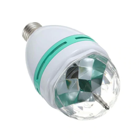 Bec disco, rotativ, multicolor, cu LED, 3W [2]