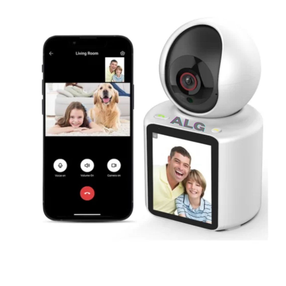Camera de Supraveghere Smart, ALG™, 360 grade, Full HD, Video Bidirectional, Audio Bidirectional, Viziune Nocturna, Detectare a Miscarii, Monitorizare Audio pentru Copii/Batrani/Bona, Alb [11]