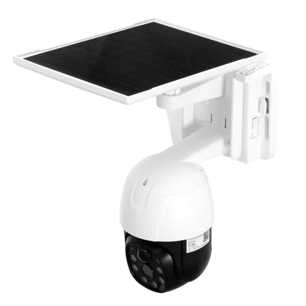 Cameră ip solar de supraveghere 4G cu panou solar portabil 5m, camere de supraveghere cu video, fără fir, pentru exterior/enterior [1]