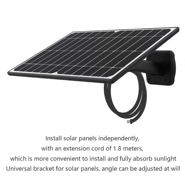 Cameră ip solar de supraveghere 4G cu panou solar portabil 5m, camere de supraveghere cu video, fără fir, pentru exterior/enterior [3]