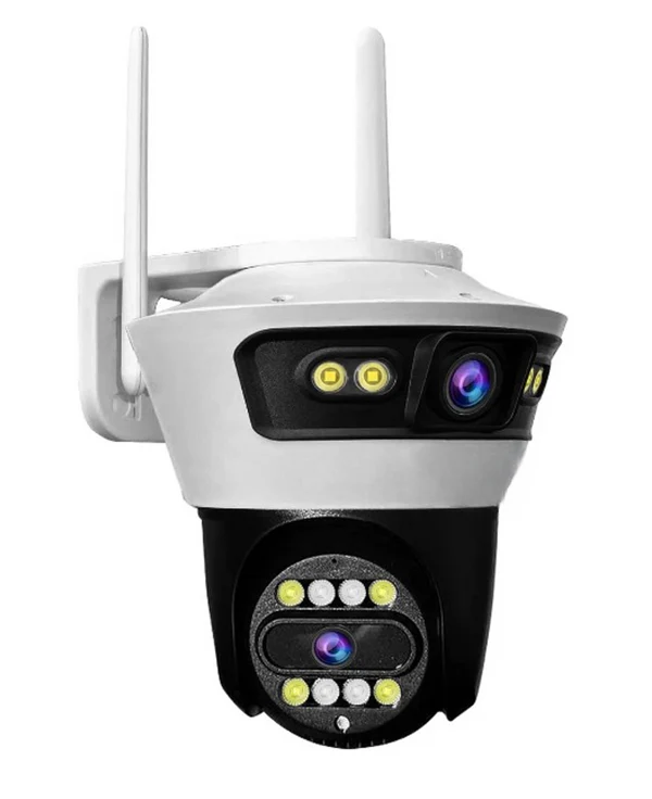 Camera Smart ALG™, 8 Megapixeli, Conexiune Wifi, 2 Lentile, Vizualizare Live In Aplicatie, Interior/Exterior, IP66 Protectie [3]