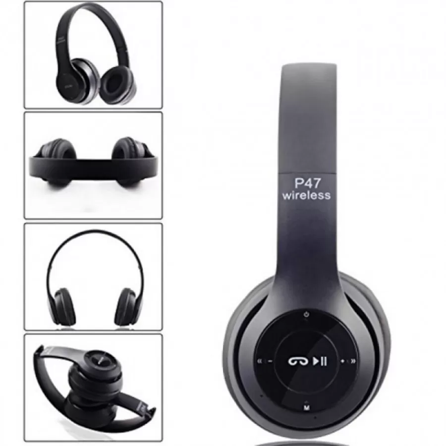 Casti Audio, Stereo, Wireless, Bluetooth, Negru [4]
