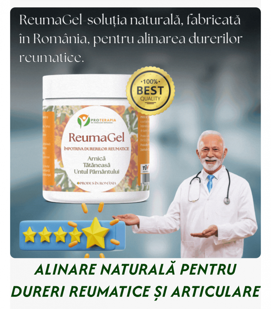 Crema Antireumatica ReumaGel ,cu Untul Pamantului,Tataneasa si Arnica, 250ml, PROTERAPIA [5]