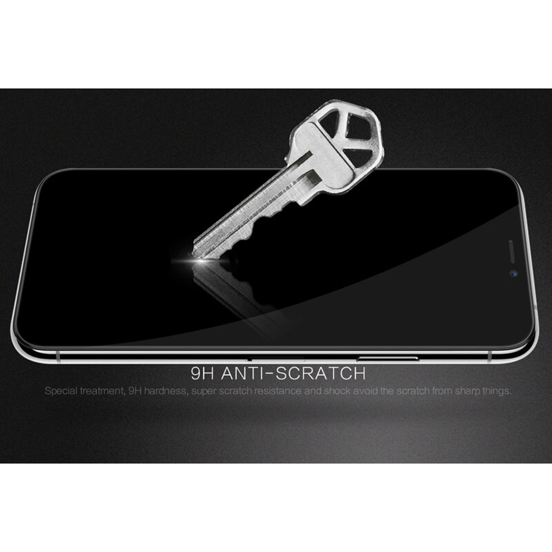 Folie sticla iPhone X, iPhone 10 pentru protectie ecran cu intimitata vizuala [5]