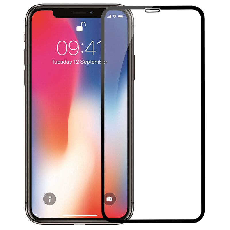 Folie sticla iPhone X, iPhone 10 pentru protectie ecran cu intimitata vizuala [1]