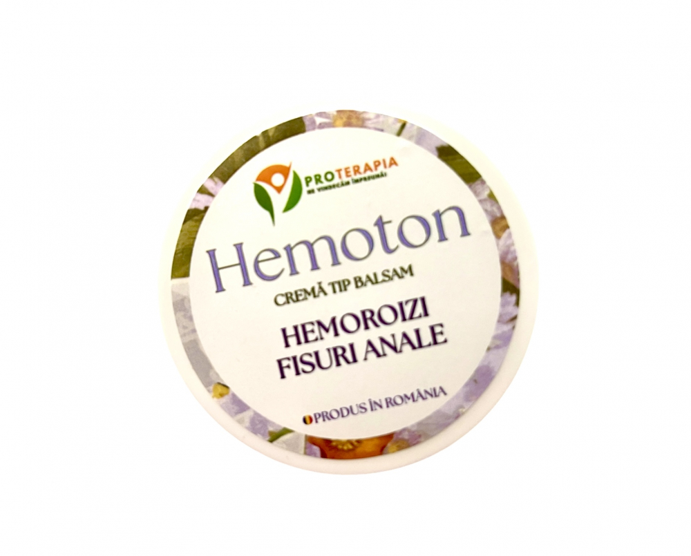 HemaTon 50 ml - Crema pentru Hemoroizi si Fisuri Anale cu Plante Medicinale, Ceară de Albine și Rășină de Brad, Efect in 24h, POTERAPIA [2]