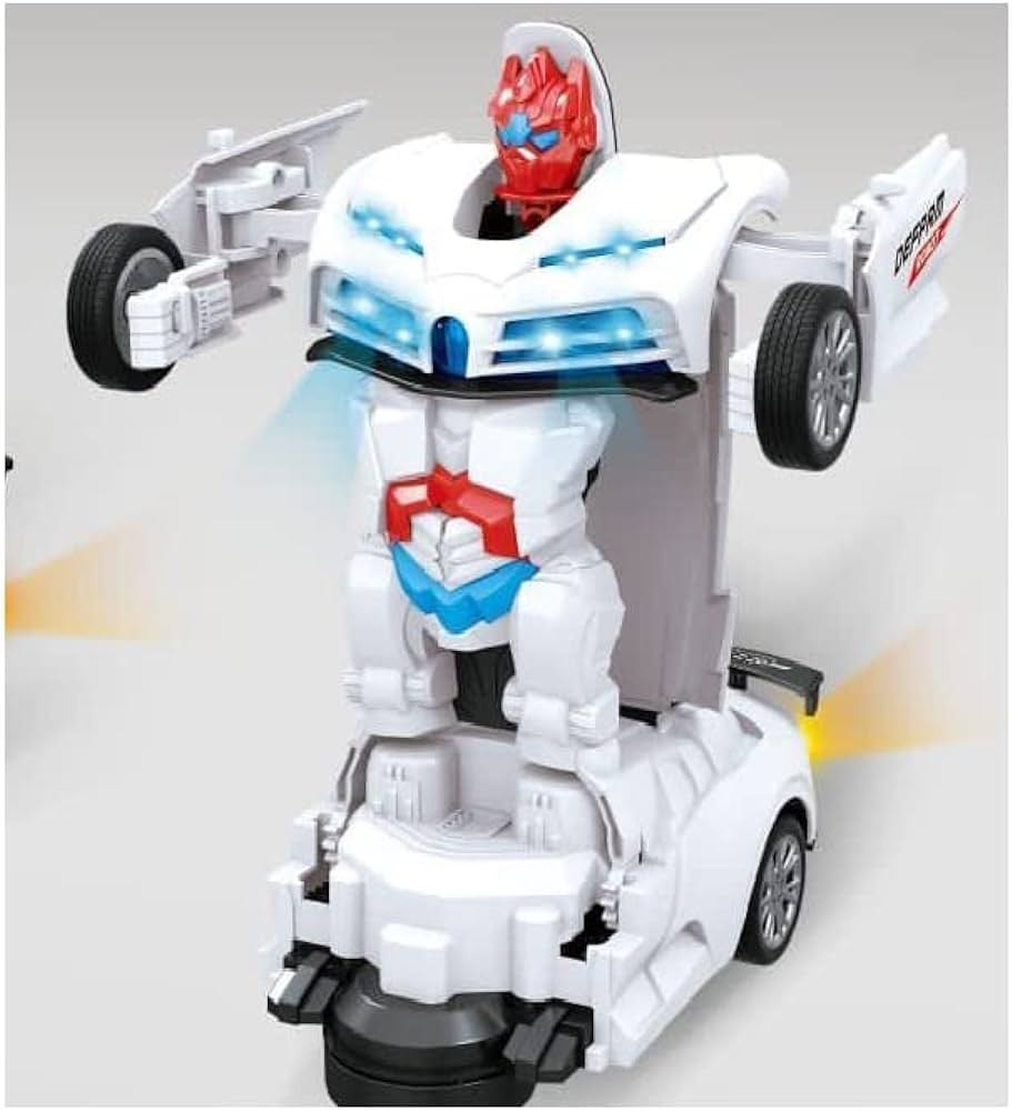 Masinuta 2in1 Change Car, care se transforma in robot, cu sunete si lumini [3]
