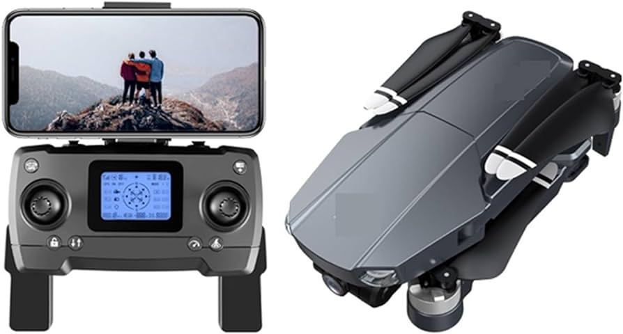 Mini Drona KY, rezolutie 4K ,Dual HD Camera de control de la distanță,evitare obstacole, accesorii incluse,Negru [9]