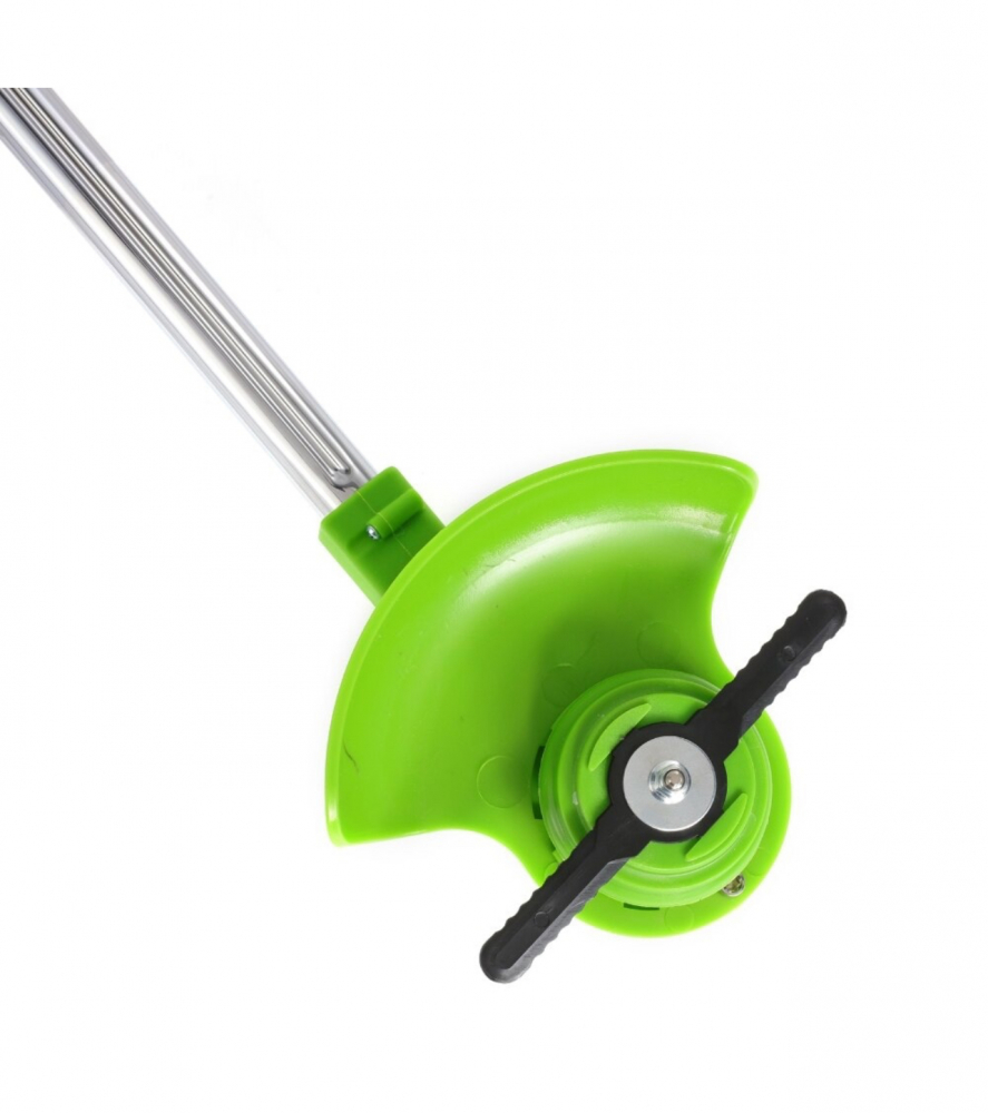 Motocoasa Electrica ALG™, pentru taiat iarba, extensibila, 2 Acumulatori, Accesorii incluse, maner reglabil protectie lama 800 W, 18 000 RPM, Verde [11]