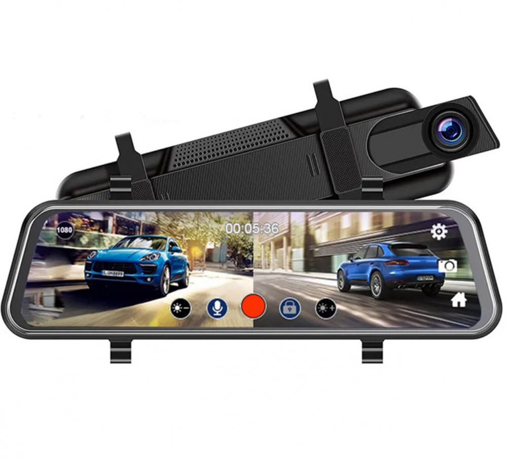 Oglinda Retrovizoare ALG™ cu Camera DVR, EcranTactil IPS 10", Full HD 1080P, Asistenta Parcare, G-Sensor, 6 Lentile HD de Sticla [15]