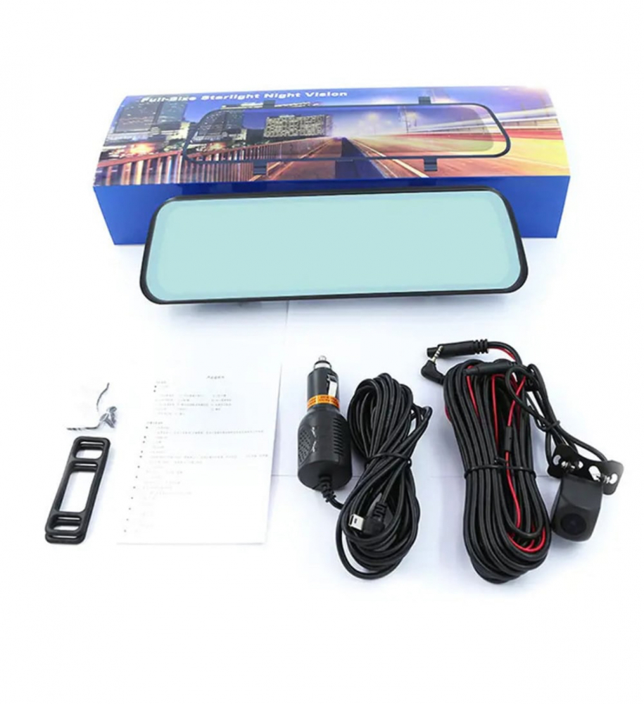 Oglinda Retrovizoare ALG™ cu Camera DVR, EcranTactil IPS 10", Full HD 1080P, Asistenta Parcare, G-Sensor, 6 Lentile HD de Sticla [18]