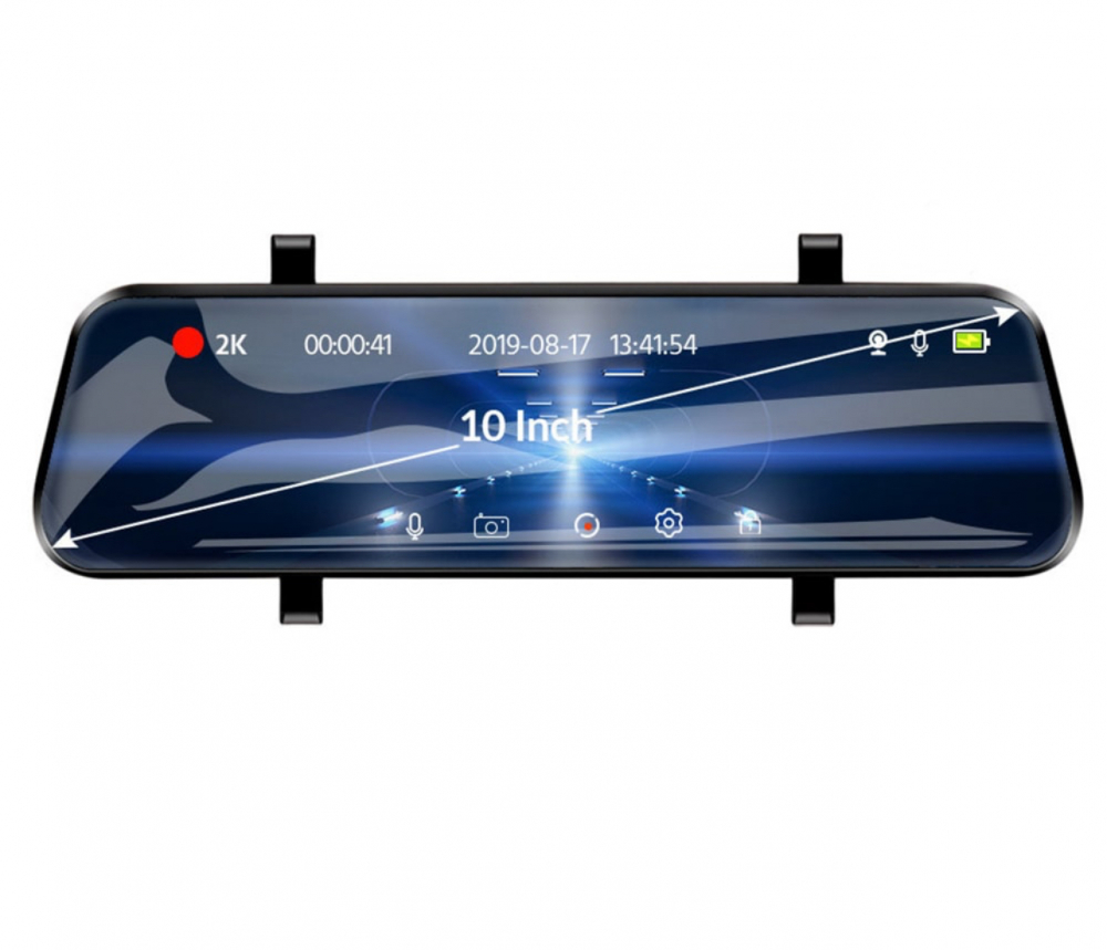 Oglinda Retrovizoare ALG™ cu Camera DVR, EcranTactil IPS 10", Full HD 1080P, Asistenta Parcare, G-Sensor, 6 Lentile HD de Sticla [16]
