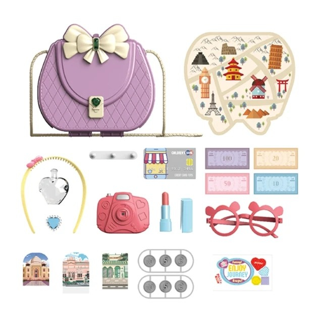 Poseta pentru fetite cu aparat foto si accesorii pentru calatorii, Enjoy Journey Bags [2]