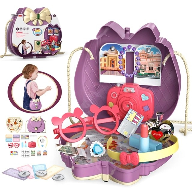 Poseta pentru fetite cu aparat foto si accesorii pentru calatorii, Enjoy Journey Bags [1]