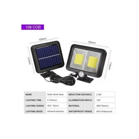 PROIECTOR SOLAR  Cu Acumulator De Exterior si Senzor de Miscare +Telecomanda [2]