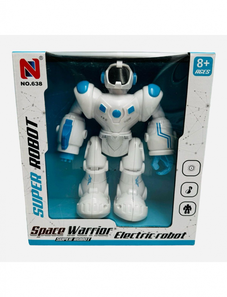 Robot Space Warrior,Super Robot melodii lumini rotire si mers inainte-inapoi [1]
