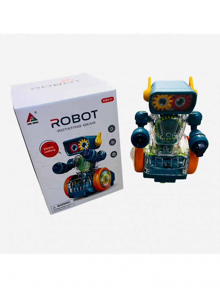 Robot cu sunete si lumini, interfata transparenta, Robot rotation gear [1]