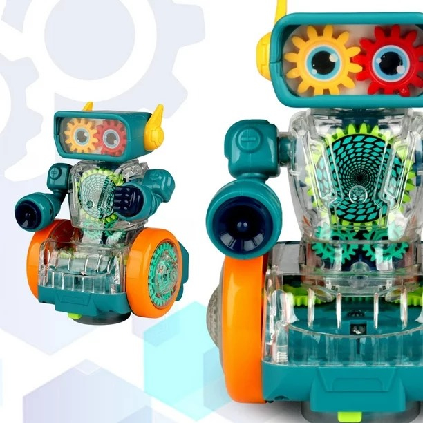 Robot cu sunete si lumini, interfata transparenta, Robot rotation gear [3]