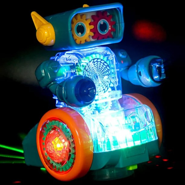 Robot cu sunete si lumini, interfata transparenta, Robot rotation gear [4]