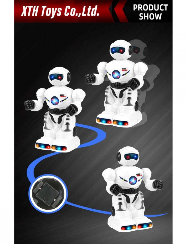 Robot Interactiv cu lumini si sunete, se deplaseaza si se roteste [5]