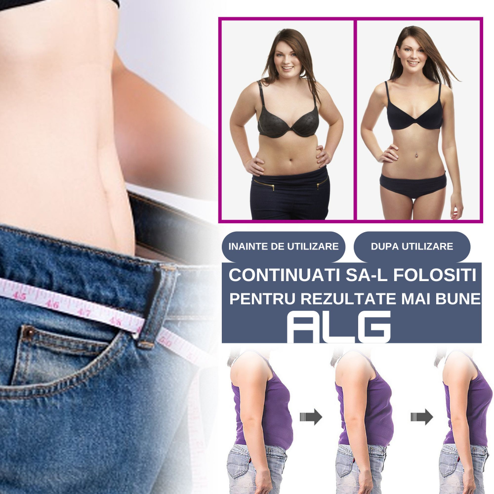 Set 5x Plasturi Pentru Slabit ALG, Zona Abdominala Buric, Tip Wonder Patch, Somatropina, Pierdere in Greutate, Ardere Grasimi [2]