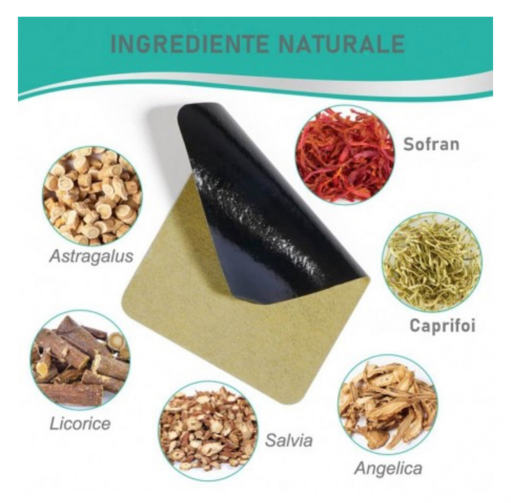 Set x 2 Pachete Plasturi Pentru Varice (vene varicoase), ALG™ , Senzatia de Picioare Grele si Obosite, din plante naturale,dimensiuni 7x10 cm, Pachet 12 Bucati [8]