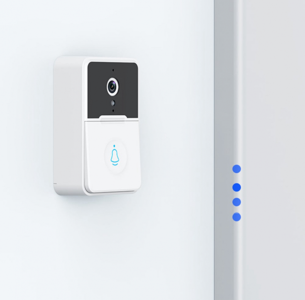 Sonerie Inteligenta Video X3 ALG™, Fara Fir, Cu Camera Video 720p, Aplicatie Dedicata Android/iOS, Microfon Audio Bidirectional, Apel Vocal Si Interfon Video, Distanta 30 Metri, Wi-Fi 2.4Mghz, Alerta [6]