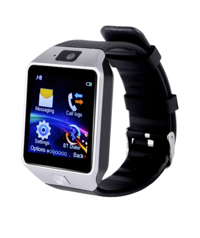 Ceas Metalic Smartwatch ALG™ cu Telefon-micro Sim ISP10 PLUS 2018, Card Micro-SD, Bluetooth, Touchscreen, WhatsApp, Notificari, Camera 1,3 MPX, Monitorizare Somn,Sedentarism, Anti-pierdere, Browser, F [1]
