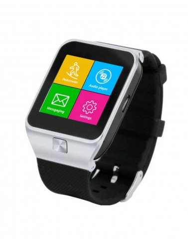 Ceas Metalic Smartwatch ALG™ cu Telefon-micro Sim ISP10 PLUS 2018, Card Micro-SD, Bluetooth, Touchscreen, WhatsApp, Notificari, Camera 1,3 MPX, Monitorizare Somn,Sedentarism, Anti-pierdere, Browser, F [7]