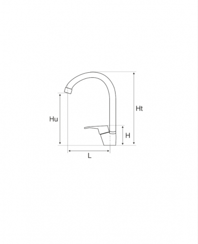 BATERIE AQUA BUCATARIE LEBADA TIP U, 135X70X195MM [1]