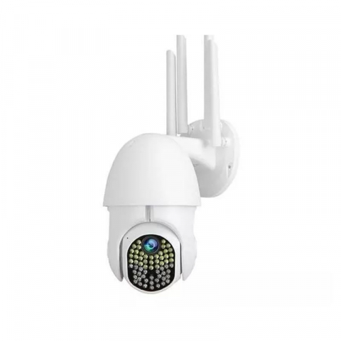 Camera de Supraveghere ALG™, Rotativa 5 MP, + CARD 32GB CADOU, 4 Antene, Rotire 360° IP WiFi, 100 LED-uri, Raza 100 de Metri,Alarma luminoasa si acustica, Senzor de miscare, Vedere nocturna, Rezistent [3]