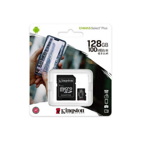 ELECTRONICE & GADGETURI - CARD 128 GB MICROSD KINGSTON - CLASA 10