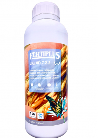 Fertilizanti Biostimulatori BIO - Fertiplus 7-2-2 - Ingrasamant Foliar, Biostimulator cu Aminoacizi si Materie Organica, pentru toate tipurile de culturi1L