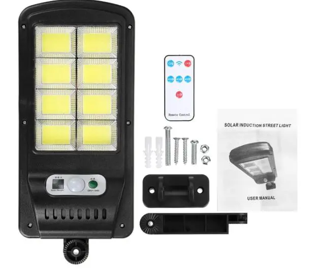 Lampa Solara Set de 5 COB, 160 LED-uri, 150W, cu Telecomanda [1]