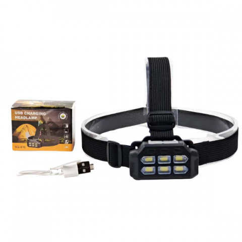 SPORT SI TIMP LIBER - LANTERNA CAP 6 LED SQ 816 ACUMULATOR