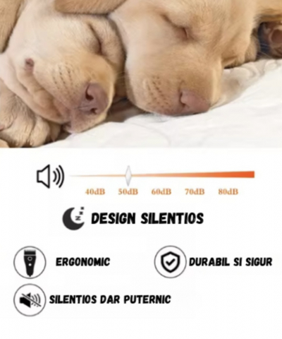 Masina Profesionala ALG™ Pentru Tuns Caini si Animale de Companie,Fata Fir, cu Acumulator si Accesorii Incluse, Autonomie 120 minute [2]