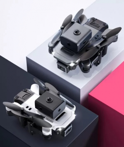 Mini Drona KY, rezolutie 4K ,Dual HD Camera de control de la distanță,evitare obstacole, accesorii incluse,Negru [5]