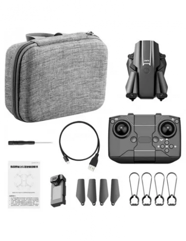 Mini Drona KY, rezolutie 4K ,Dual HD Camera de control de la distanță,evitare obstacole, accesorii incluse,Negru [10]